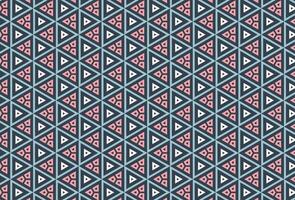 Geometric triangle colorful decor design pattern vector