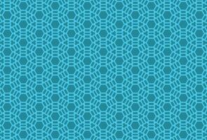 Geometric blue fabric design pattern vector