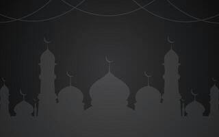 Ramadan Mubarak poster vector