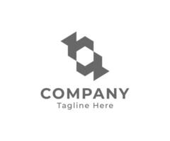 Abstract modern architecture and construction logo template design. vector
