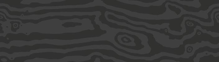 Wood grain black texture. Seamless wooden pattern. Line nature tree slice background vector
