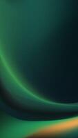 Vertical abstract background with an emerald green flow vector