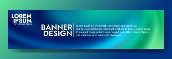 abstract background template with blue and green colors vector