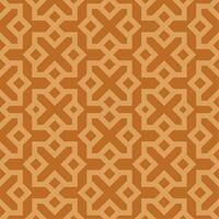 Arabic geometric seamless pattern design vector