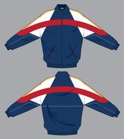 pullover jacket design template vector