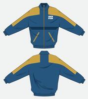 Jacket apparel design template vector