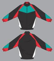 colorful color combination of jacket design vector