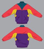 jacket apparel design mock up graphic vector
