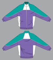 cool color jacket design template vector