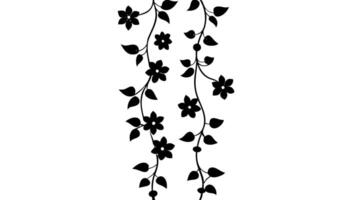 Beautiful flower ornament design in style vector