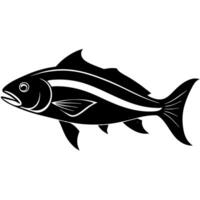 Simple and Clean Mahi Mahi Fish Design vector