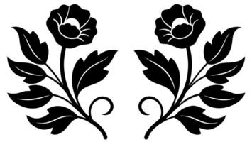 Beautiful botanical elements for nature-inspired artwork. vector