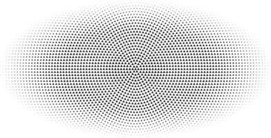 Circles halftone textures vector