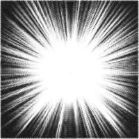 Sunrays shiny Halftone Dotted Pattern vector