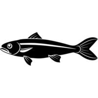 Beautiful haddock fish art for marine life lovers creators vector