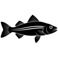 Detailed haddock fish artwork suitable for digital or print use vector