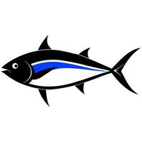 Minimalistic tuna fish art perfect for and ocean vector