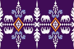 Ethnic carpet with chevrons. Aztec style. Geometric mosaic on the tile vector