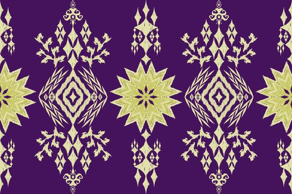 aztec embroidery style.Figure Geometric oriental traditional art pattern