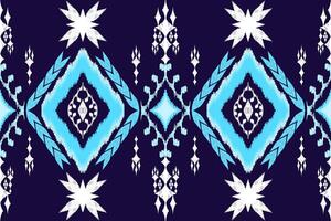 Ikat pattern design vector