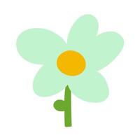 Chamomile. design. Illustration on white background. vector