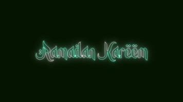 Ramadan Kareem Text Animation. Ramadanul Kareem Animated Background. video