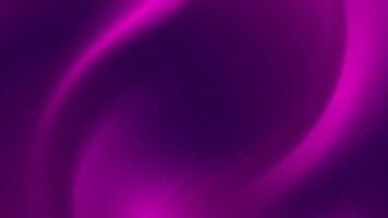 Purple gradient background features bright curved lines and subtle speckles. video