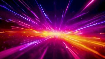 Cosmic Burst animated . A kaleidoscope of vibrant colors explodes from a central point, evoking a sense of energy, movement, and cosmic power. video