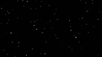Motion graphics Cosmic Dust A mesmerizing background of tiny shimmering particles dances on a black canvas, resembling the cosmic dust of a star-filled night sky. video
