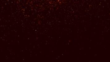 Motion graphic Cosmic Dust and Sparkle.A mesmerizing abstract image of shimmering, golden dust particles suspended in a deep, dark space, evoking a sense of wonder and the vastness of the universe. video