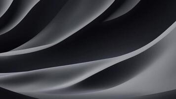 Abstract Black and Gray Swirls Animation . A captivating abstract background image featuring a mesmerizing interplay of black and gray swirls, creating a dynamic and elegant visual experience. video
