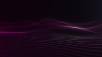 Elegant Flowing Pink Particle Waves video