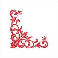 A Corner Border set, corner style art Symbol Icon Design Silhouette On White Background vector