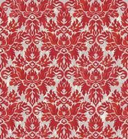 Seamless floral ornamental pattern. Abstract organic shapes retro flourish background. Baroque template for design. vector