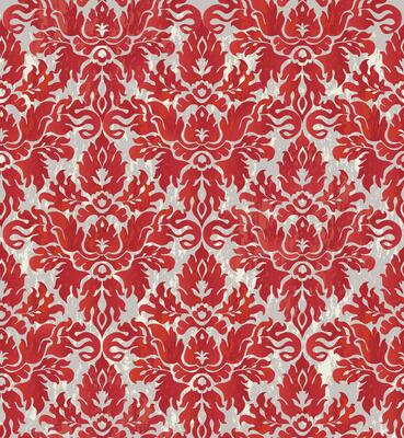 Seamless floral ornamental pattern. Abstract organic shapes retro flourish background. Baroque template for design.