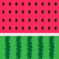 Watermelon background with black seed. Watermelon pattern design. vector