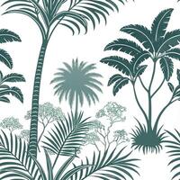 Bohemian Herb Seamless Tile Pattern Lush Green Mint Leaves with Intricate Veins for Eclectic Spaces vector