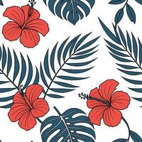 Botanical Garden Rose Seamless Tile Pattern Diverse Rose Species in Natural Hues on White Background for Serene Spaces - Perfect for Home Decor and Design vector