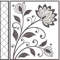 Bohemian Seamless Tile Pattern Eclectic Floral Motifs in Vibrant Colors for Creative Spaces vector