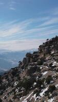Drone Footage Top Of Mountain video