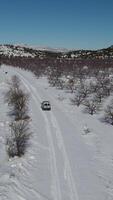 Vehicle Snowy Terrain video