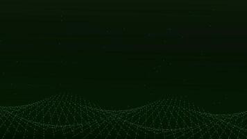 Abstract digital particle wave and light abstract background , Dot curve animation background .animation cyber or technology background. video