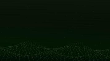 Animation Abstract digital particle wave and light abstract background , Dot curve animation background .animation cyber or technology background. video