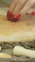 Cutting Strawberries Board video