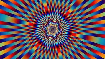 Abstract Colorful Waves Background Loop. 3D Illustration video