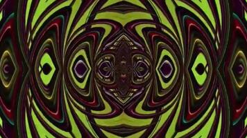 Abstract animation with the effect of liquid metal or liquid glass. Effect of light dispersion. Background for social networks and advertising video