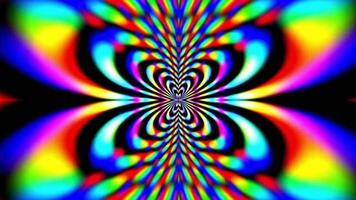 Abstract animation, 3d render of a background with color dispersion effect, 4k seamless looped video