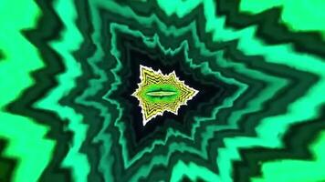 Iridescent rainbow colored holographic foil. Real texture rotating. Abstract background video