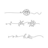 tangle scrawl sketch love Abstract scribble illustration vector