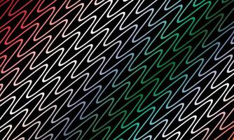 diagonal wavy lines pattern. colorful waves, smooth stripes black background. vector